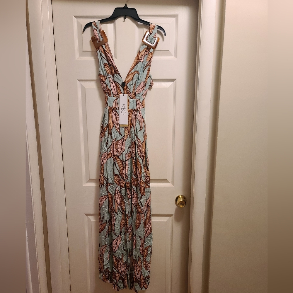 NWT PatBo buckled plunge jumpsuit